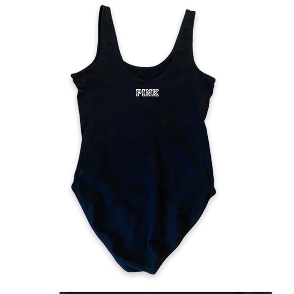 VS PINK Black Body Suit (Medium) NWOT - Picture 2 of 9
